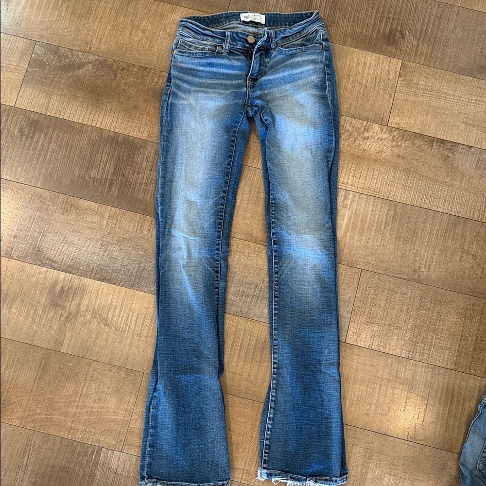 BKE Women's Boot Cut Jeans in Blue